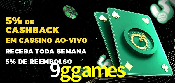 Promoções do cassino ao Vivo 9ggames